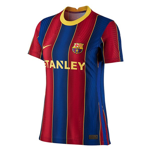 Camiseta Barcelona 1ª Kit Mujer 2020 2021 Azul Rojo